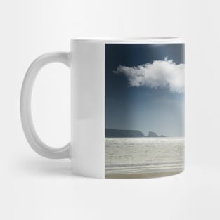 Tenby Beach Scene, Wales Mug